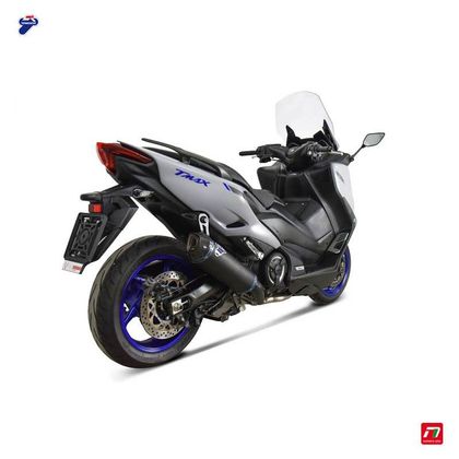 Ligne Complète Termignoni RACING BLACK EDITION COLLECT. 2-1 INOX & SILENCIEUX TITANE NOIR-CARBONE - Gris