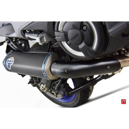 Ligne Complète Termignoni RACING BLACK EDITION COLLECT. 2-1 INOX & SILENCIEUX TITANE NOIR-CARBONE - Gris