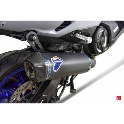 Ligne Complète Termignoni RACING BLACK EDITION COLLECT. 2-1 INOX & SILENCIEUX TITANE NOIR-CARBONE - Gris