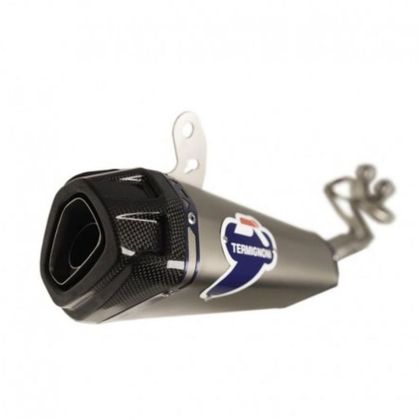 Termignoni 2-1 STAINLESS STEEL MANIFOLD TITANIUM-CARBON MUFFLER Complete Line - Grey