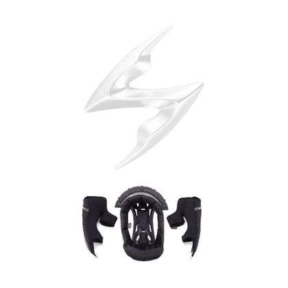 Mousse de joues et Coiffe Scorpion Exo EXO-Z1 - Noir