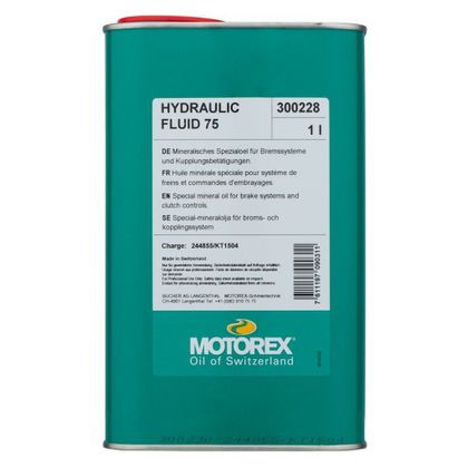 Olio per trasmissione Motorex HYDRAULIC FLUID 75 1L universale