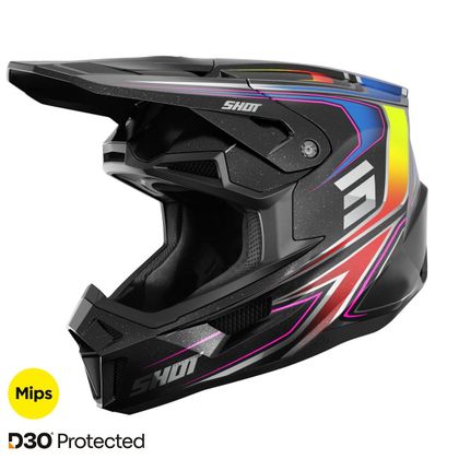 Casque cross Shot LITE - GLORY 2026 - Black-Pearly Ref : SO3242 