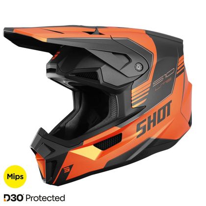 Casque cross Shot LITE - S10 2026 - Orange Ref : SO2983 