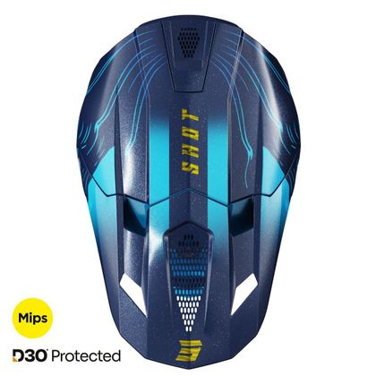 Casque cross Shot LITE -VOLT 2026 - Bleu