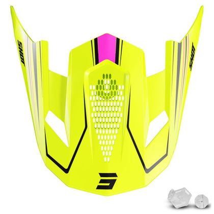 Visière TT Shot LITE - GLORY - Neon-Yellow-Pearly