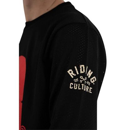RIDING CULTURE LOGO MESH T-shirt met lange mouwen