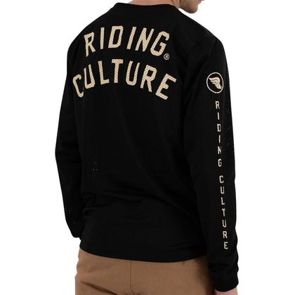 RIDING CULTURE LOGO MESH T-shirt met lange mouwen