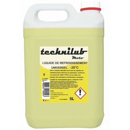 Liquide de refroidissement Technilub 5 litres -35° universel