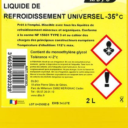 Liquido di raffreddamento Technilub LR 35°C MOTO 2L universale