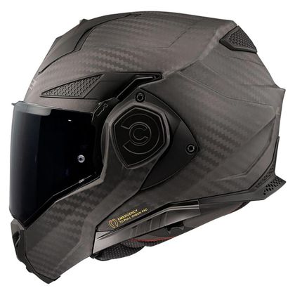 LS2 FF901 ADVANT X CARBON - MASSIEF Modulair helm - Zwart