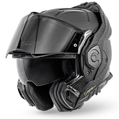 LS2 FF901 ADVANT X CARBON - MASSIEF Modulair helm - Zwart