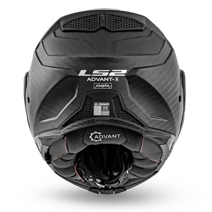 LS2 FF901 ADVANT X CARBON - MASSIEF Modulair helm - Zwart