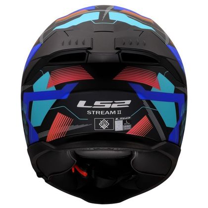 Casque intégral LS2 FF808 - STREAM II - MIKA - Noir / Bleu