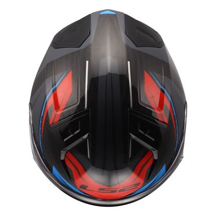 LS2 FF811 - VECTOR II CARBON - WILD Integraalhelm - Wit / Blauw