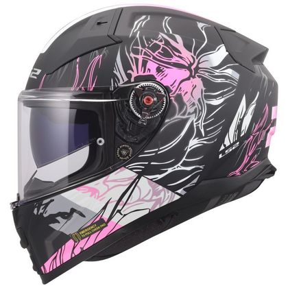 Casque intégral LS2 FF811 - VECTOR II - DARFLO - Noir / Rose