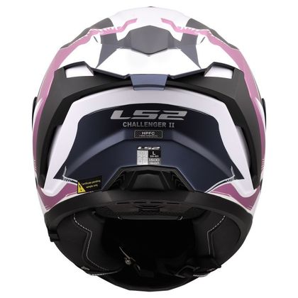 Casque intégral LS2 FF817 CHALLENGER II- FLAMAN - Noir / Rose