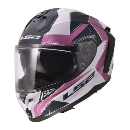 Casque intégral LS2 FF817 CHALLENGER II- FLAMAN - Noir / Rose Ref : LS1259 