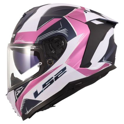 Casque intégral LS2 FF817 CHALLENGER II- FLAMAN - Noir / Rose
