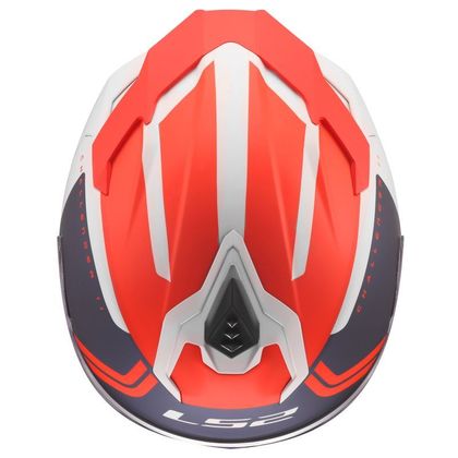 Casque intégral LS2 FF817 CHALLENGER II- TITAN - Blanc / Bleu