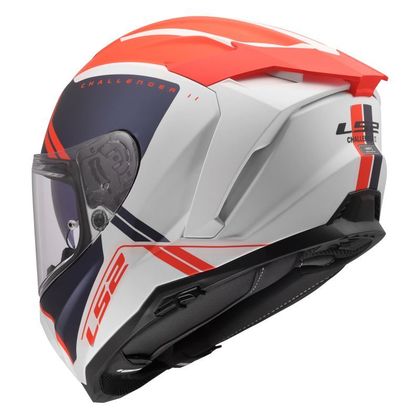 Casque intégral LS2 FF817 CHALLENGER II- TITAN - Blanc / Bleu