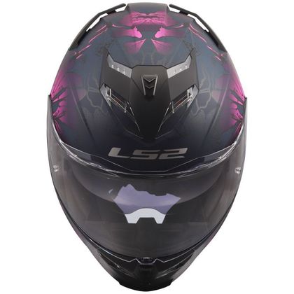 LS2 FF818 - STORM III - BARST Integraalhelm - Zwart / Roze