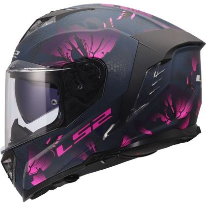 LS2 FF818 - STORM III - BARST Integraalhelm - Zwart / Roze