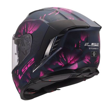 LS2 FF818 - STORM III - BARST Integraalhelm - Zwart / Roze