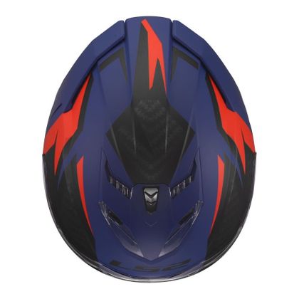 LS2 FF818 - STORM III - DYNAMO Integraalhelm - Blauw / Rood