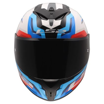 Casque intégral LS2 FF820 - RAPID III - HYPER - Blanc / Bleu