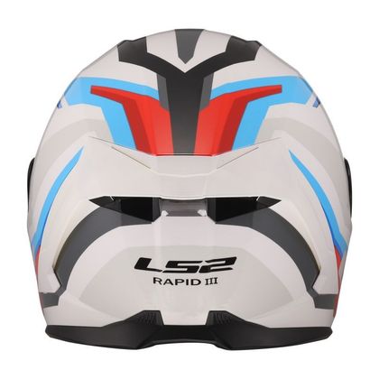 Casque intégral LS2 FF820 - RAPID III - HYPER - Blanc / Bleu