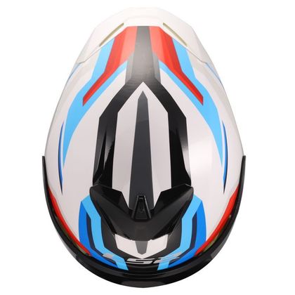 Casque intégral LS2 FF820 - RAPID III - HYPER - Blanc / Bleu