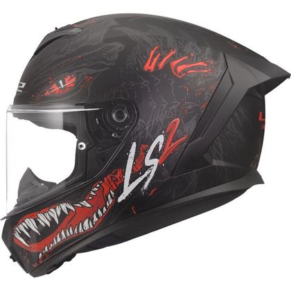 LS2 FF820 - RAPID III - KAIJU II Integraalhelm - Zwart / Roze