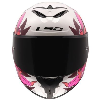 LS2 FF820 - RAPID III - KLAPROZEN II Integraalhelm - Wit / Roze