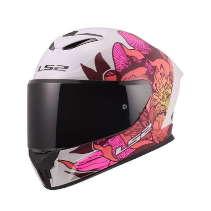 LS2 FF820 - RAPID III - KLAPROZEN II Integraalhelm - Wit / Roze Ref: LS1272 