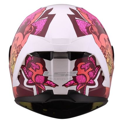 LS2 FF820 - RAPID III - KLAPROZEN II Integraalhelm - Wit / Roze