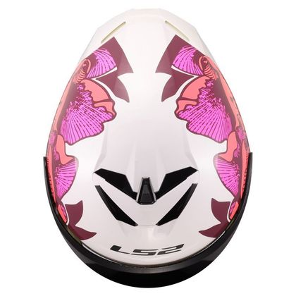 LS2 FF820 - RAPID III - KLAPROZEN II Integraalhelm - Wit / Roze