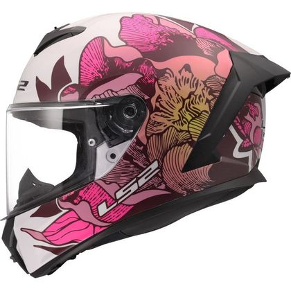 LS2 FF820 - RAPID III - KLAPROZEN II Integraalhelm - Wit / Roze