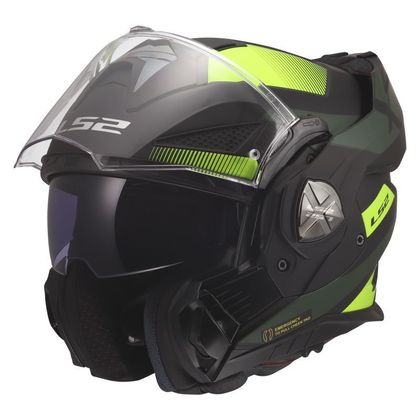 LS2 FF901 VOORDEEL X - NOVA Systeemhelm - Zwart / Geel