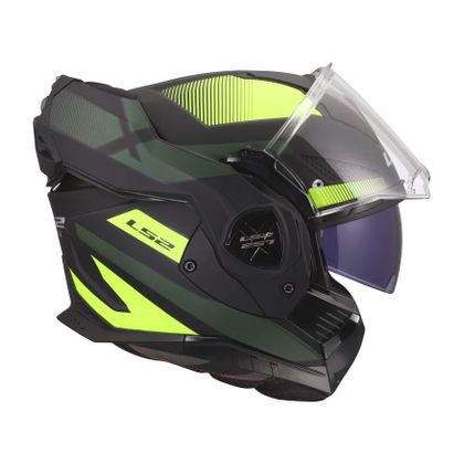 LS2 FF901 VOORDEEL X - NOVA Systeemhelm - Zwart / Geel