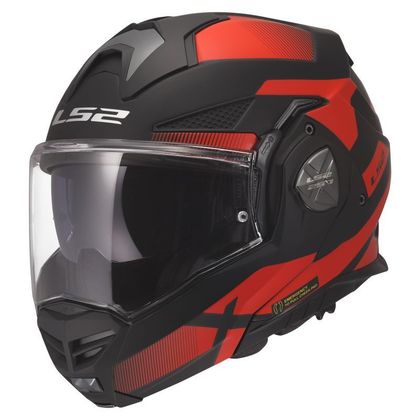 Kask szczękowy LS2 FF901 ADVANT X - NOVA - Czarny / Czerwony Nr ref.: LS1303 