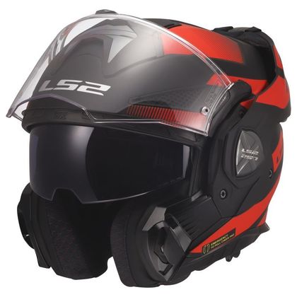 Kask szczękowy LS2 FF901 ADVANT X - NOVA - Czarny / Czerwony