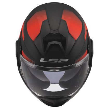 Kask szczękowy LS2 FF901 ADVANT X - NOVA - Czarny / Czerwony