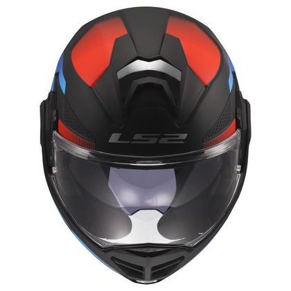 LS2 FF901 ADVANT X - NOVA Modulair helm - Zwart / Rood