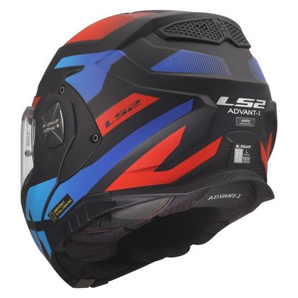 LS2 FF901 ADVANT X - NOVA Modulair helm - Zwart / Rood