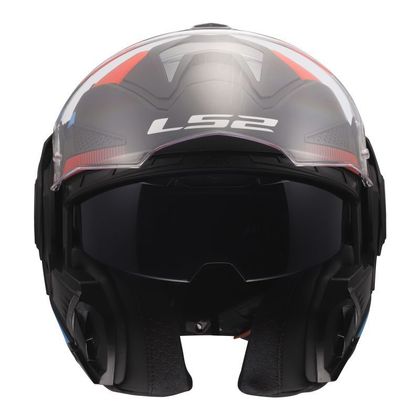 LS2 FF901 ADVANT X - NOVA Modulair helm - Zwart / Rood