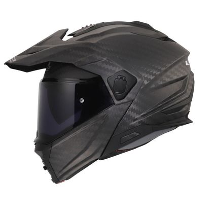 LS2 FF909 RANGER MATT CARBON Modulaarikypärä - Hiili