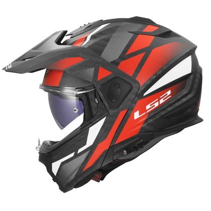 Cască modulară LS2 FF909 RANGER PRISM - Roșu