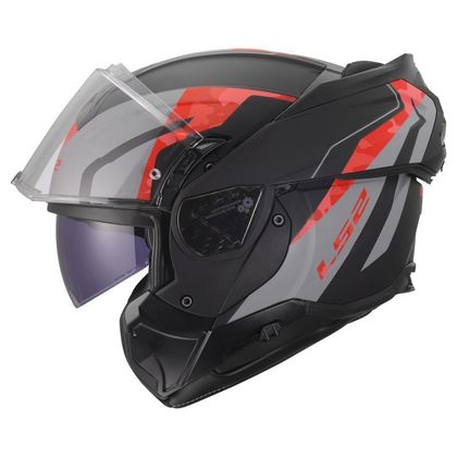 Casque modulable LS2 FF910 ADVANT II - GLIDE - Noir / Rouge