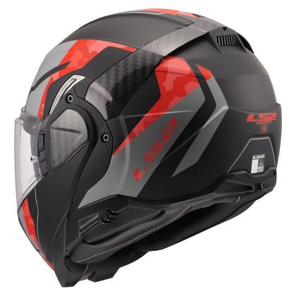 Casque modulable LS2 FF910 ADVANT II - GLIDE - Noir / Rouge